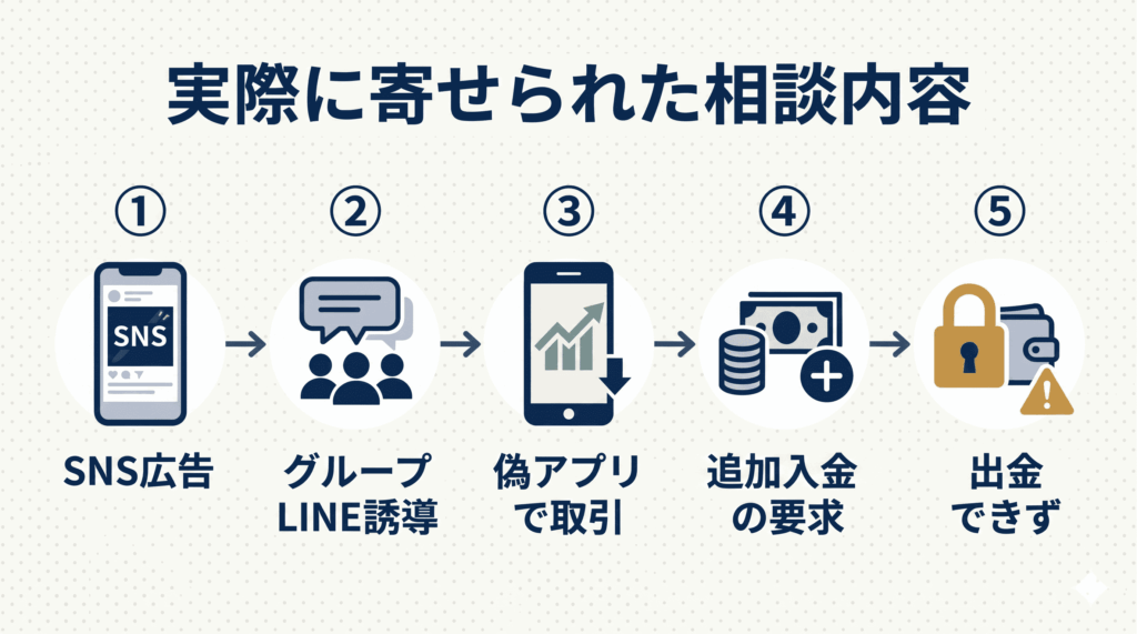 実際に寄せられた相談内容