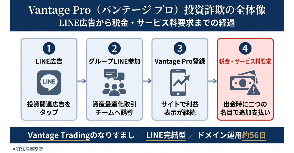 Vantage Pro（バンテージ プロ）投資詐欺の全体像