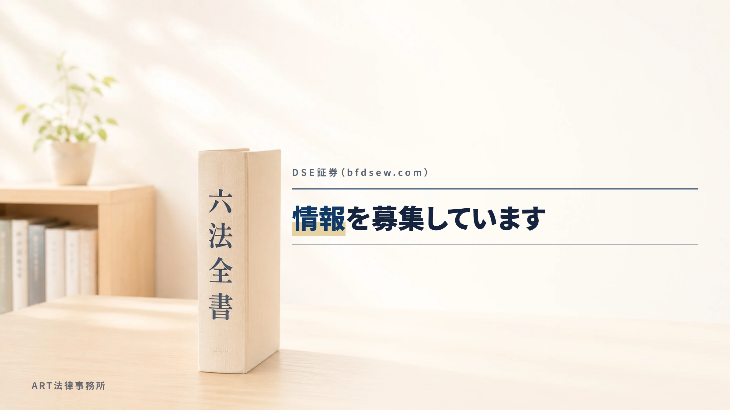 DSE証券(bfdsew.com)|情報を募集しています