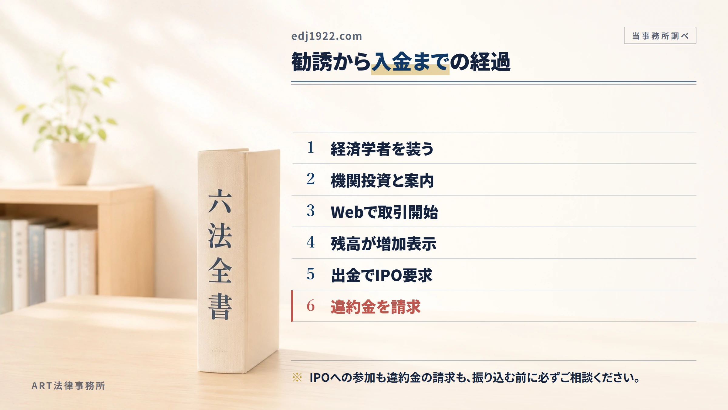 edj1922.comの勧誘から入金までの流れ