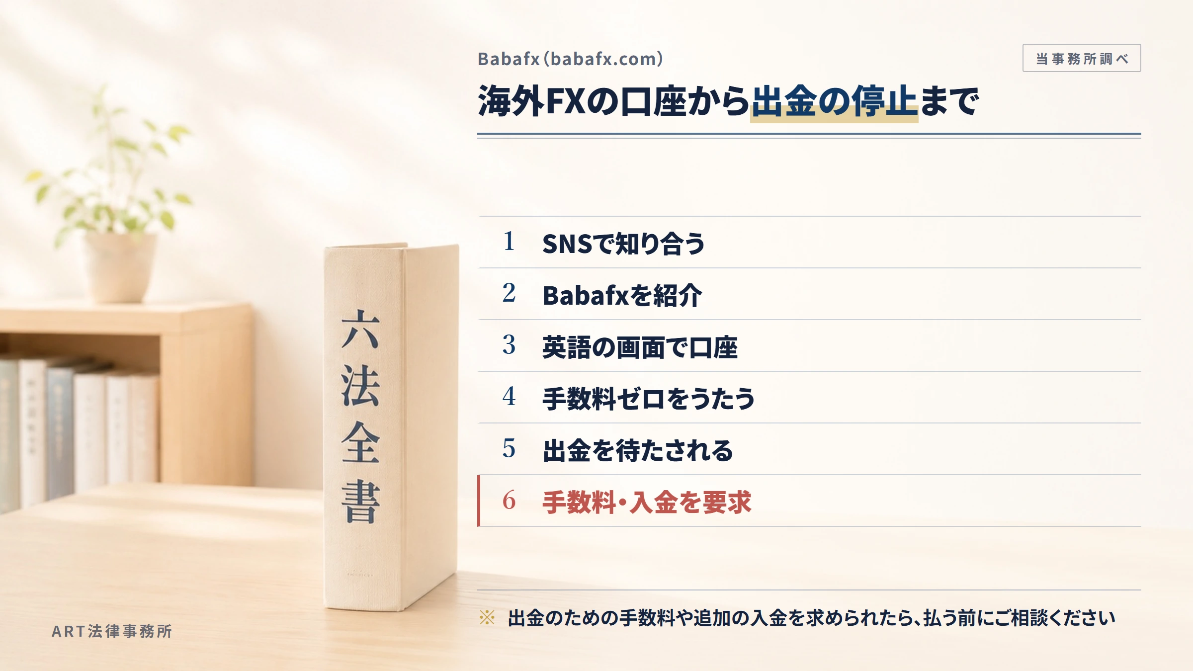Babafx（babafx.com）の勧誘から入金までの流れ