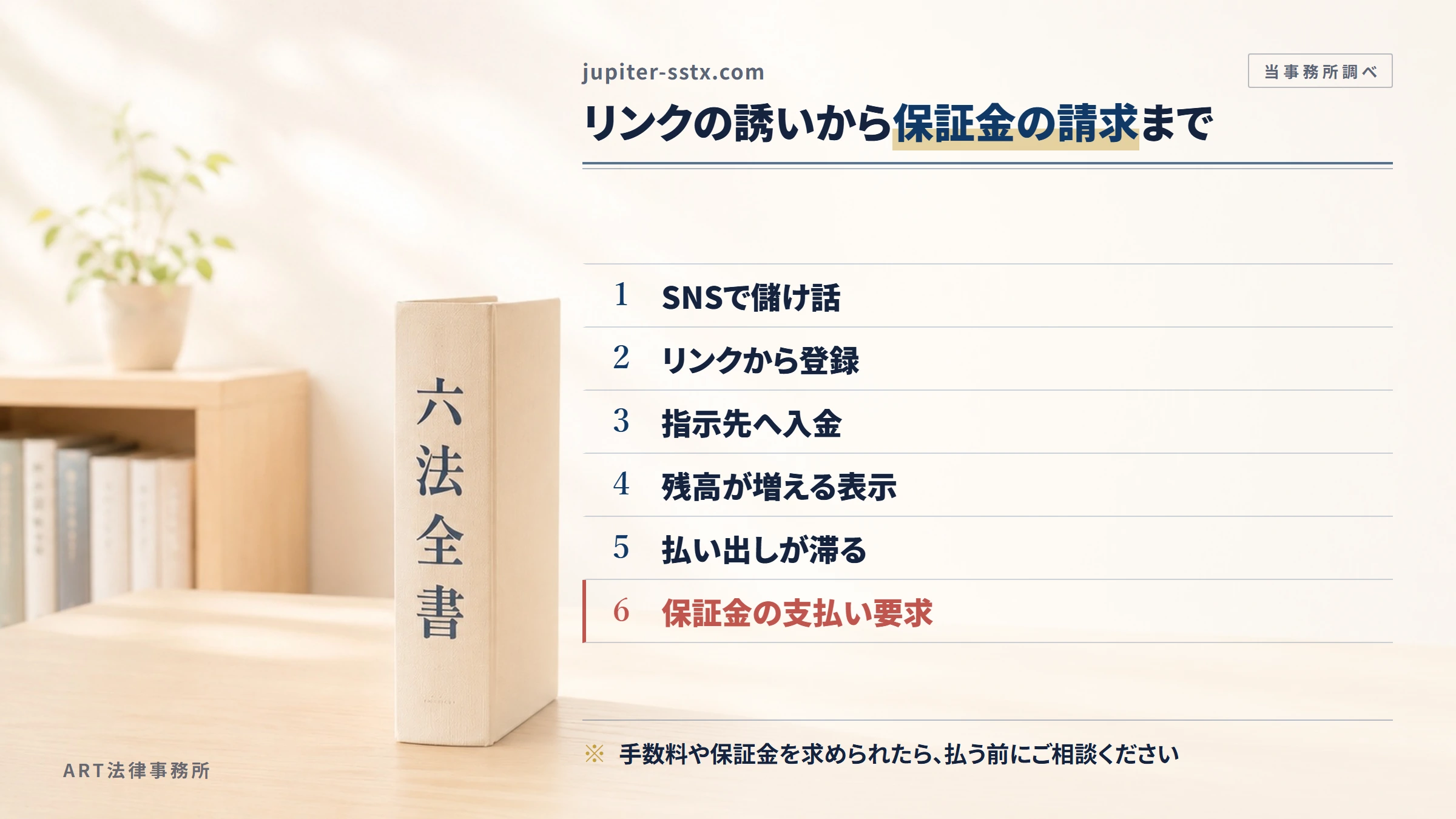 jupiter-sstx.comの勧誘から入金までの流れ