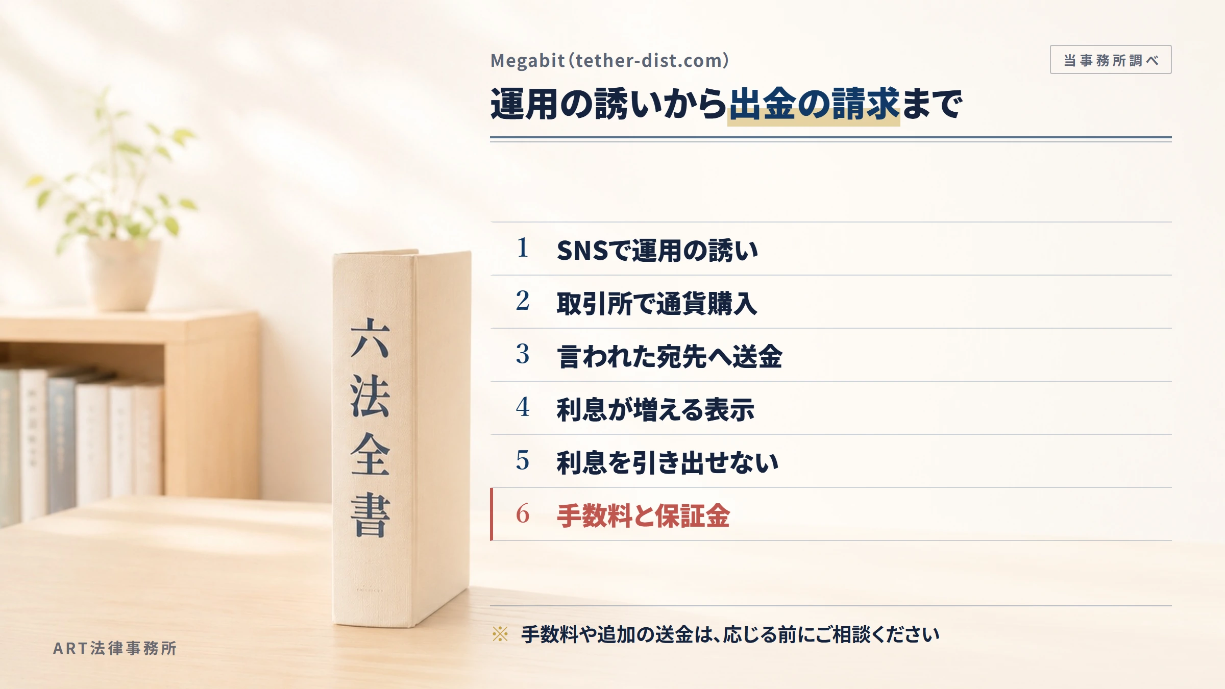 Megabit（tether-dist.com）の勧誘から入金までの流れ