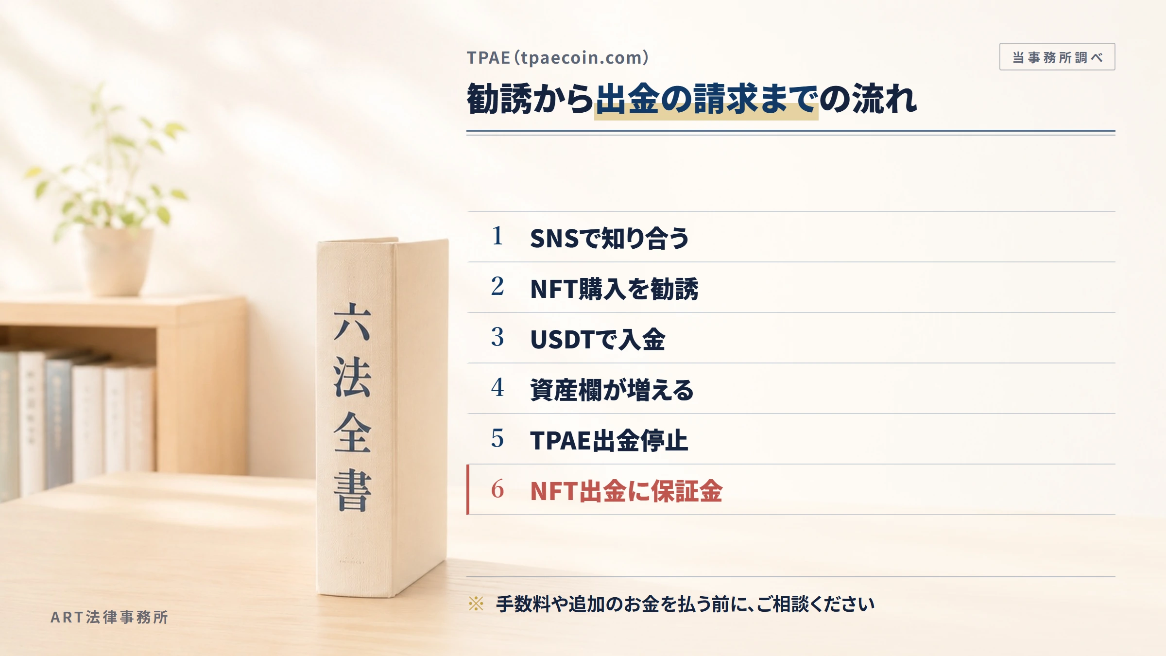 TPAE（tpaecoin.com）の勧誘から入金までの流れ