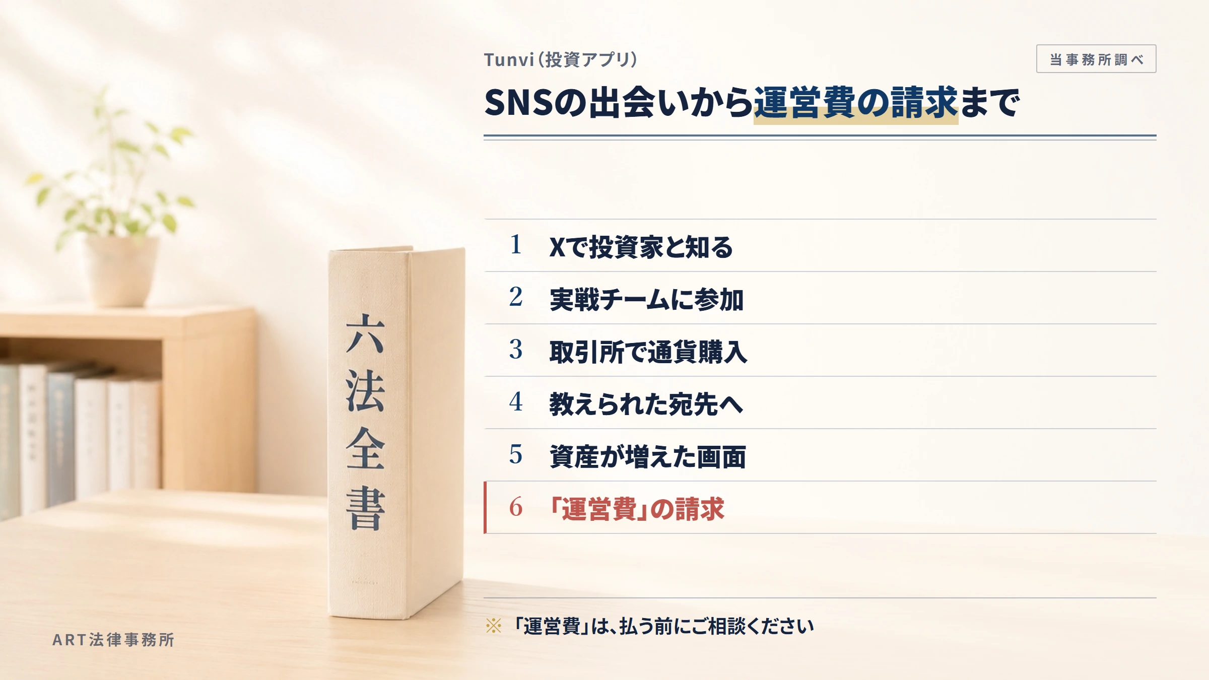 Tunviの勧誘から入金までの流れ